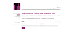 Desktop Screenshot of 1st-unit.com