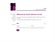 Tablet Screenshot of 1st-unit.com